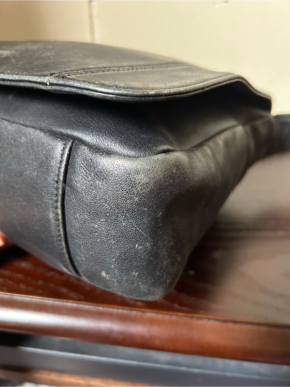 COACH Black Lexington Flap Legacy Leather Messenger Crossbody Shoulder Bag 4183 - Picture 11 of 16